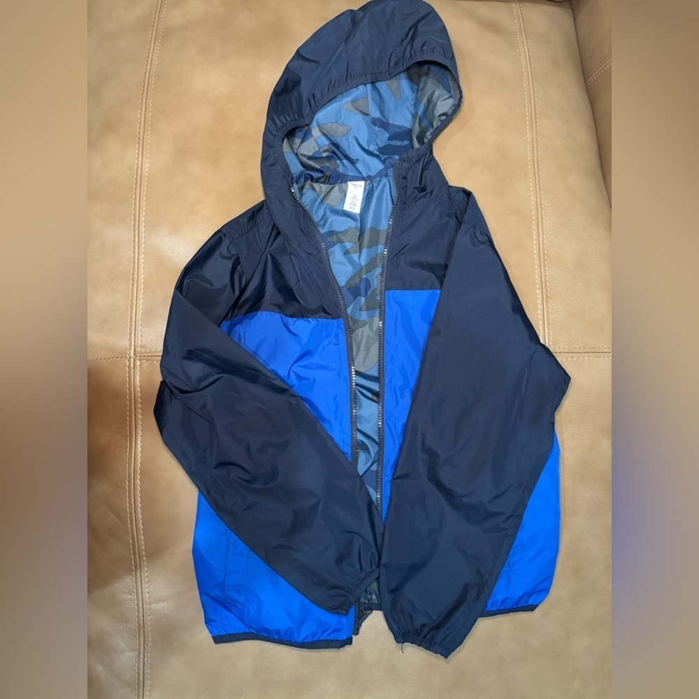 GAP Kids Black and Blue Raincoat